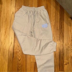 White Fox Boutique Cream Sweatpants